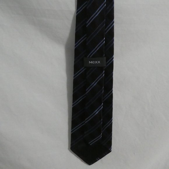 MEXX | Striped Necktie | 100% silk | Hand Made - Picture 6 of 9